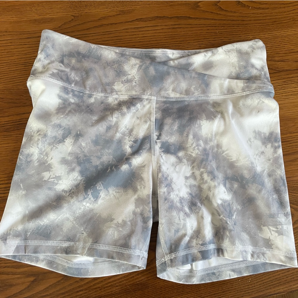 Avia Grey and White Tie-Dye shorts - Picture 2 of 3